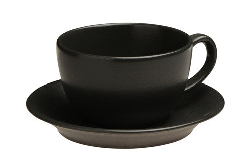 BLACK TEA CUP AND SAUCER 320CC