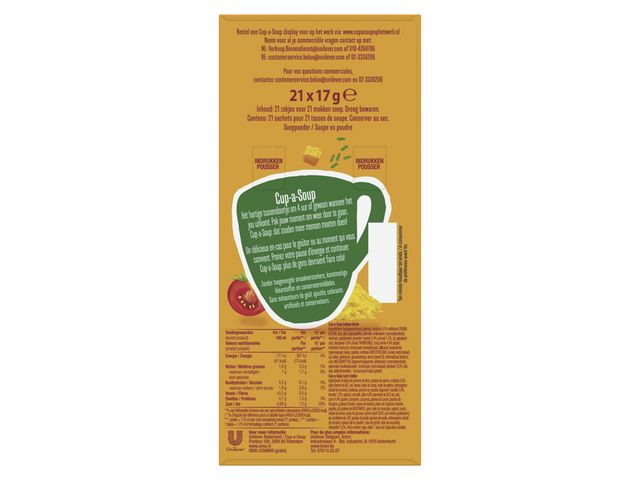 Cup a soup mosterd 21x175ml