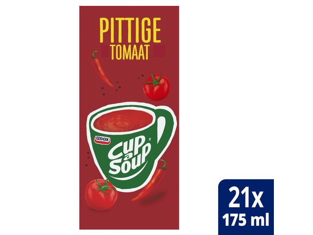 Cup a soup pittige tomaat 21x175ml