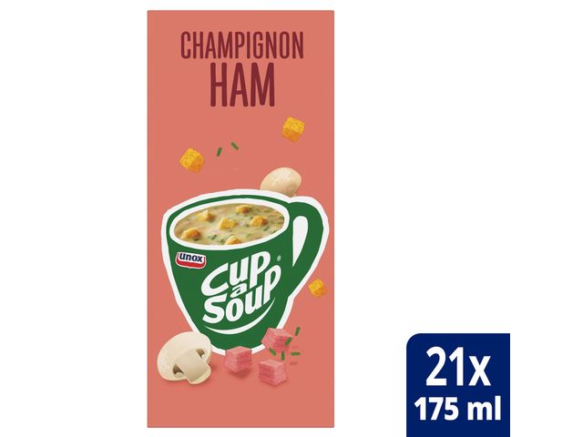 Cup a soup champignon/ham 21x175ml