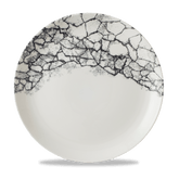 Kintsugi Accents Quartz Black Evolve Coupe Plate 11.25" Box