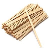 Roerstaafjes hout 11cm dispenserdoos (ds12) 2000st
