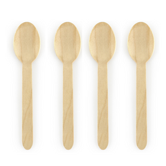 Lepel hout 160mm 100st