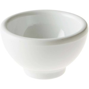 Sausbakje rond glad wit