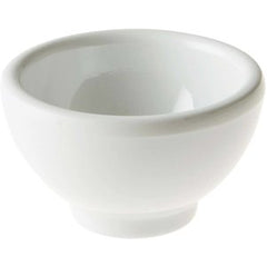 Sausbakje rond glad wit