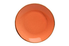 ORANGE COUPE PLATE 18CM