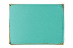 TURQUOISE BREAKFAST PLATE 27CM