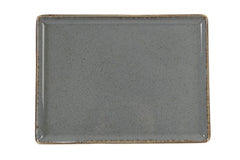 DARK GREY RECTANGULAR PLATTER 35X25CM