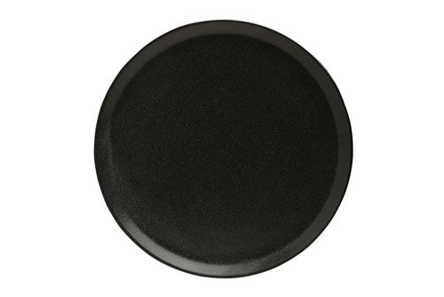 BLACK PIZZA PLATE 28 CM