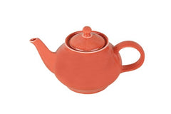 ORANGE TEA POT WITH LID 735CC