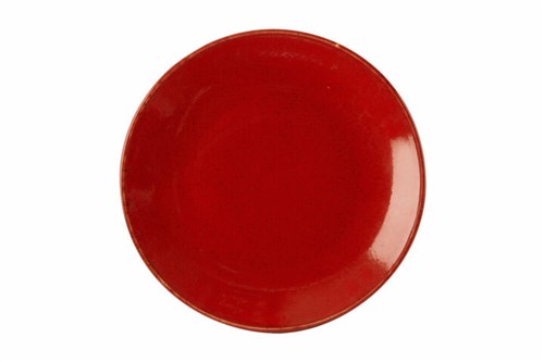 RED COUPE PLATE 24 CM