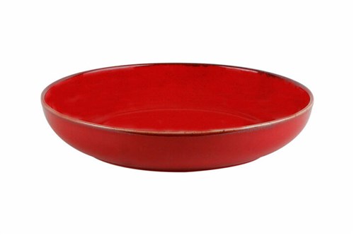 RED BOWL 22CM