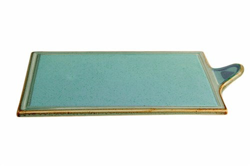 TURQUOISE CHEESE PLATTER 35CM