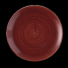 Patina Red Rust Evolve Coupe Plate 11.25