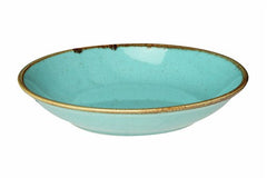 TURQUOISE DEEP PLATE 21 CM