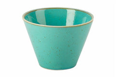 TURQUOISE CONIC BOWL 9CM/20CL