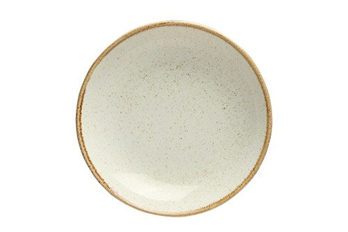 BEIGE DEEP PLATE 21 CM