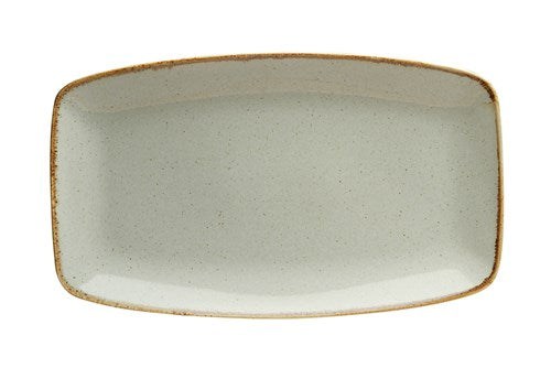 GREY RECTANGULAR PLATTER 31X18CM