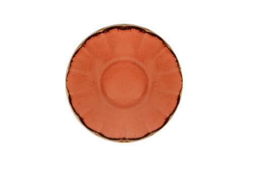 ORANGE SAUCER FOR TURKISH TEA CUP