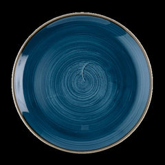 Stonecast Java Blue Evolve Coupe Plate 11.25" Box 12