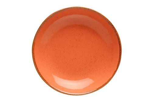 ORANGE COUS COUS PLATE 26CM