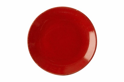 RED COUPE PLATE 20CM