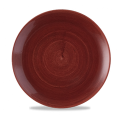 Patina Red Rust Evolve Coupe Plate 11.25