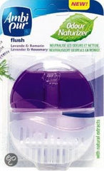 Ambi-pur flush toiletblok  Lavender/Rosemary (houder)